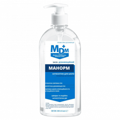 Антисептичний засіб MDM "Манорм" (500мл)