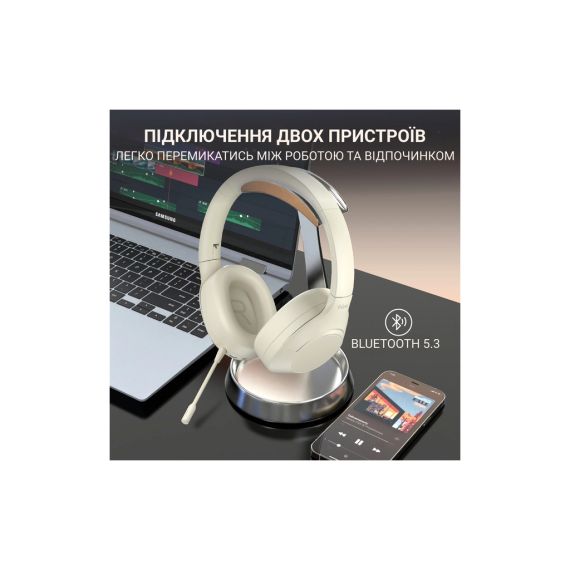 Навушники Fifine X3W Wireless White (X3W) | Зображення 9
