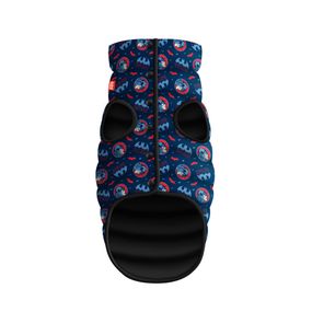 Курточка для собак WAUDOG Clothes з малюнком "Бетмен червоно-блакитний", XS25, В 37-40 см, С 24-27 см
