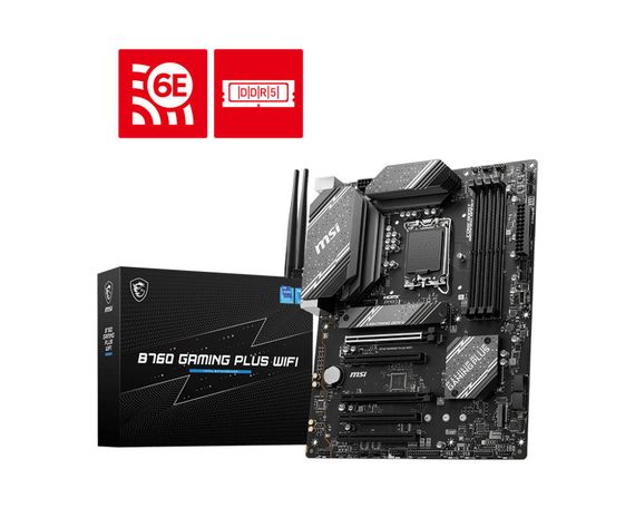 Материнcька плата MSI B760 GAMING PLUS WIFI B760 4xDDR5 M.2 HDMI DP WiFi BT ATX 911-7D98-046 | Зображення 5