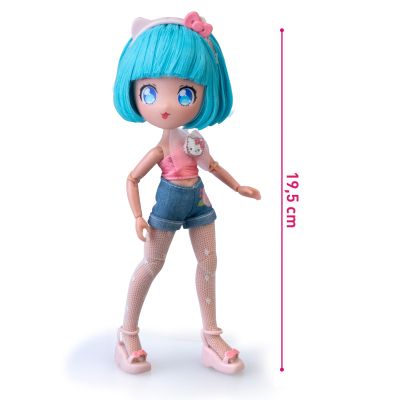 Кукла 4SF Manga Dolls Hello Kitty Красавица Пинк на скутере (HKTF3000) | Зображення 2