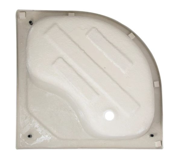 Набір Lidz Душова кабіна Latwa SC90x90.SAT.HIGH.FR напівкругла, скло Frost 4 мм + Душовий піддон Kapielka ST90x90x41, з панеллю | Зображення 1