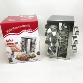 Банку для спецій UNIQUE 12 в 1, Пористий органайзер для зберігання спецій Баночка трав та WP-53