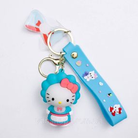 Дитячий брелок Hello Kitty 4×6 (см) для ключів, на сумку і рюкзак (рандом) HP-55-27