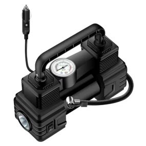 Портативный автомобильный компрессор с дисплеем и питанием от прикуривателя Air pump XL-1025