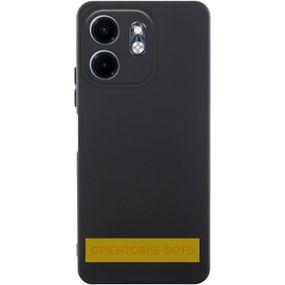 Чехол TPU GETMAN Liquid Silk Full Camera для Motorola Moto G15 4G Черный / Black