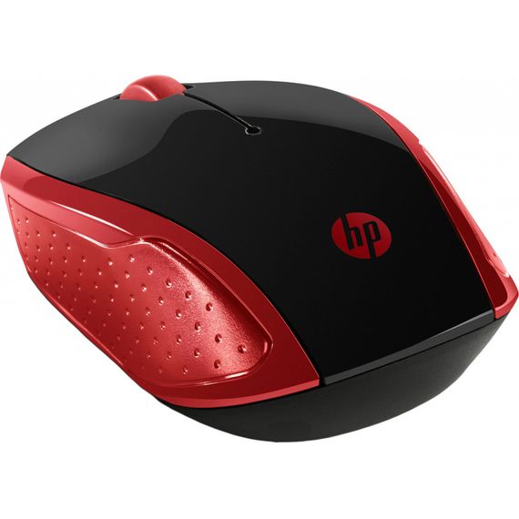 Мишка HP 200 Red (2HU82AA) | Зображення 1