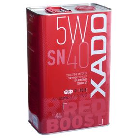Синтетична олива XADO Atomic Oil SN RED BOOST 5W-40  4л