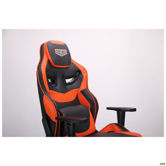 Кресло геймерское Amf VR Racer Expert Genius черныйоранжевый | Зображення 6