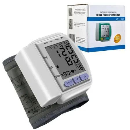 Автоматический тонометр для измерения давления пульса на запястье Blood Pressure Monitor CK-102S | Зображення 1