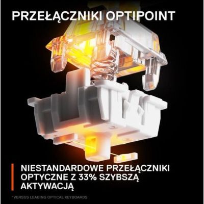 Клавиатура SteelSeries Apex 9 TKL USB Black (64847) | Зображення 3