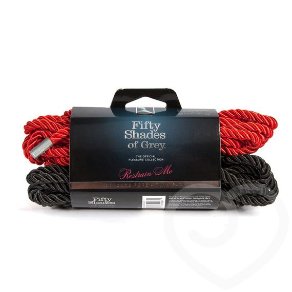 Набір мотузок для бондажа "Зв'яжи мене", Черный / Красный | Зображення 6