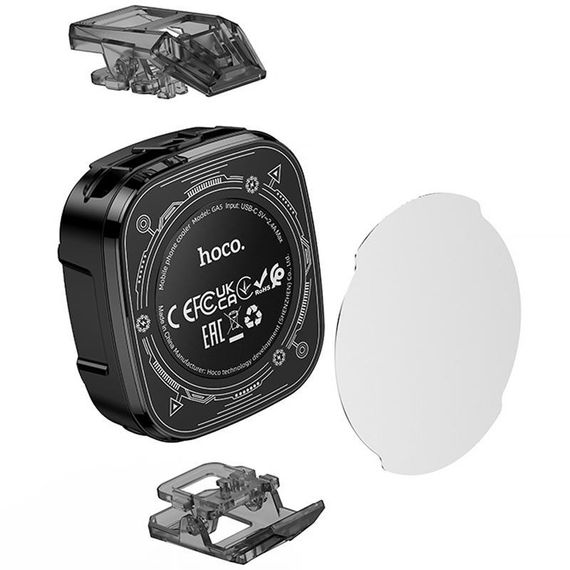 Охлаждающий кулер для мобильного телефона Hoco GA5 Triumph Black | Зображення 3