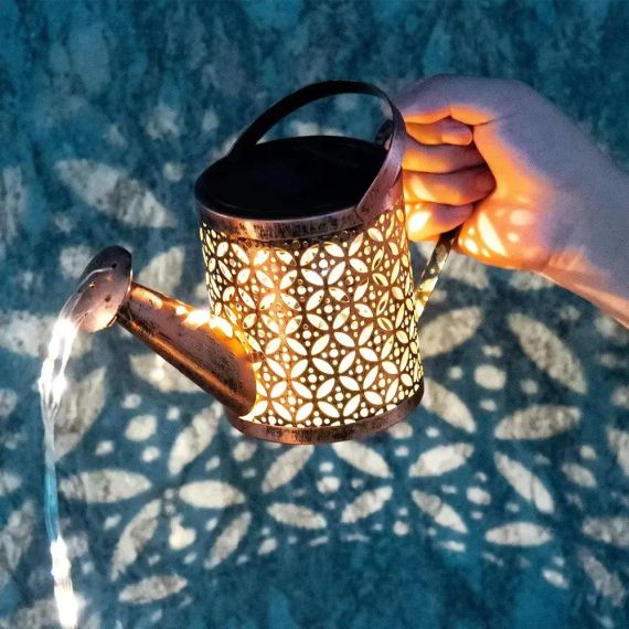 Садовий світильник на сонячній батареї "Лійка" 80см, Fairy lamp / Декоративний LED ліхтар для саду | Зображення 1