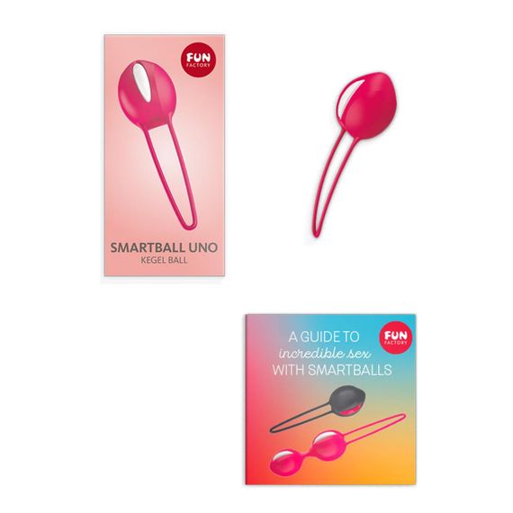 Вагінальна кулька SMARTBALL UNO, червона, одинарна, діаметр 3,6 см sexstyle | Зображення 5