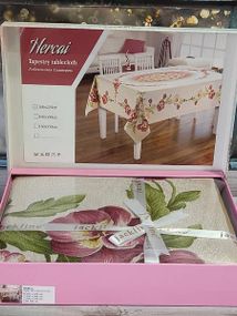 Скатертина Jackline Hercai 160х220см Гобелен Бавовна/Поліестер