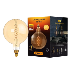 Лампа G200 8W E27 2200К 220V Filament ASD LED Videx