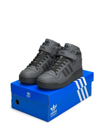 Чоловічі кросівки A-d-i-das Forum 84 High Dark Grey Black весна / літо / осінь