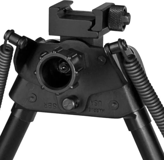 Сошки Harris Bipod S-BRMР на Picatinny. 15,2-22,9 см. Шарнірна база. Підпружинені ніжки | Зображення 1