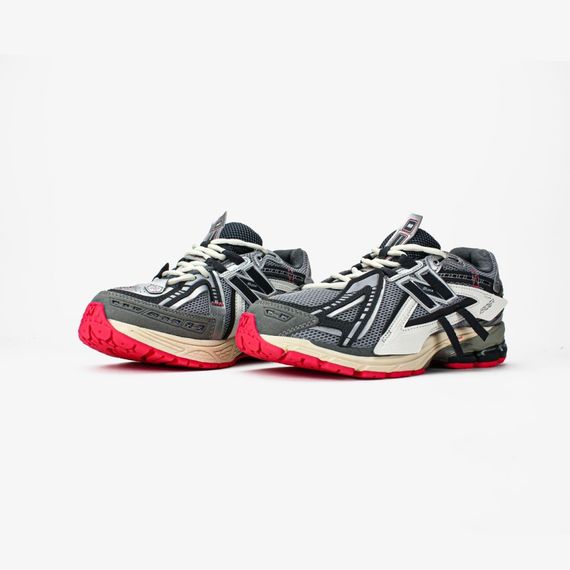 Демісезонні кросівки New Balance весна літо колір сірий/білий/червоний | Зображення 5