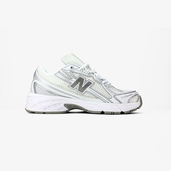 Кросівки весна літо New Balance сітка білий/срібний | Зображення 3