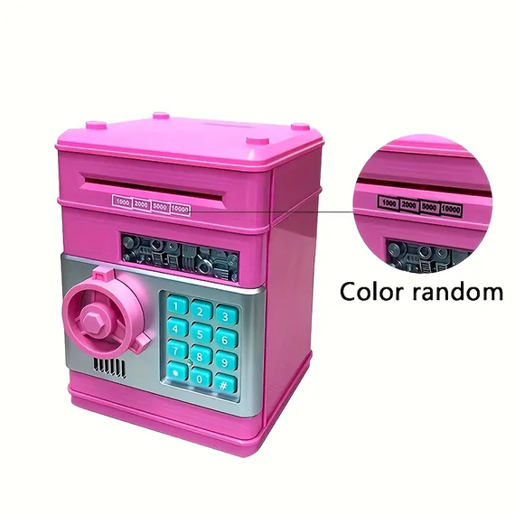 Електронна скарбничка для паперових грошей, Сейф іграшка з купюроприймачем для дітей | Зображення 7