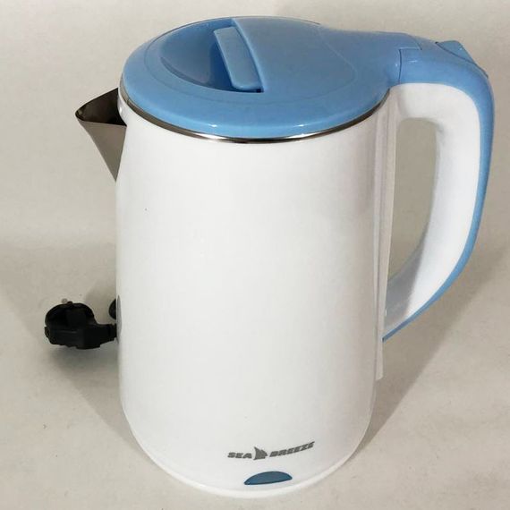 Сучасний електричний чайник SeaBreeze SB-017, 1.8 Л 1500 Вт, Чайник металевий для дому WQ-74 | Зображення 2