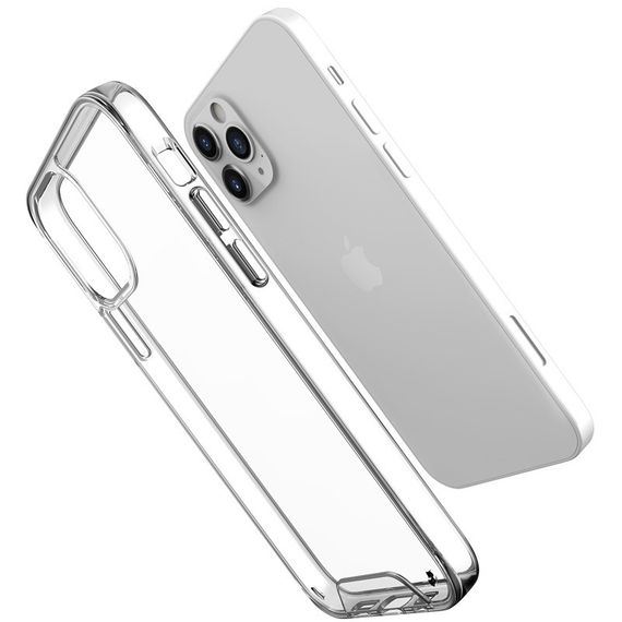 Чехол TPU Space Case transparent для Apple iPhone 15 Pro Max (6.7") Прозрачный | Зображення 2