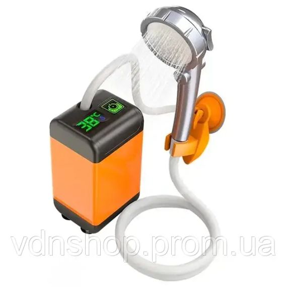 Портативний душ 3,7 В насос 4800 мАч з 3 режимами напору Outdoor shower AND XL-1402