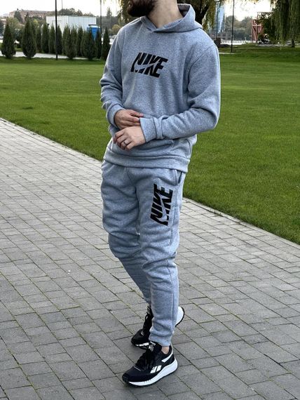 Чоловічий спортивний костюм Nike сірий | Зображення 1