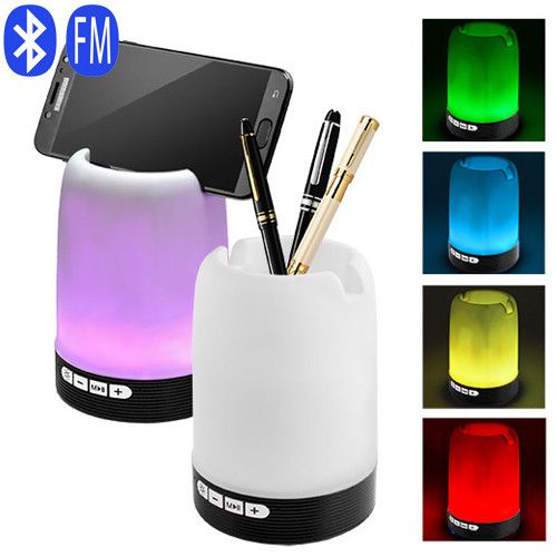 Портативная Bluetooth-колонка HF-Q6, подставка, стакан, светильник RGB, радио | Зображення 1