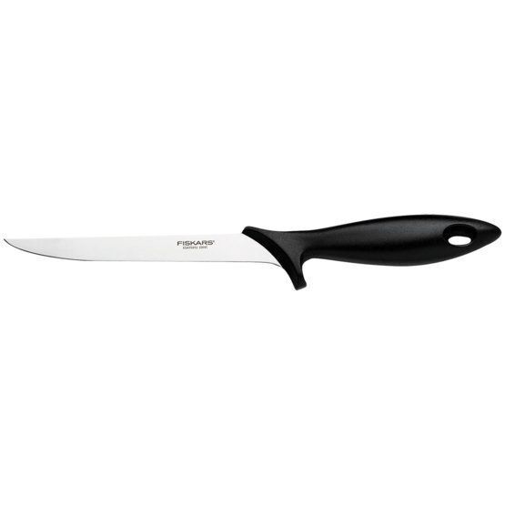Кухонний ніж Fiskars філейний з гнучким лезом Essential, 17,6 см, нержавіюча сталь, пластик (1065567)