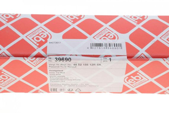 Тяга рульова Renault Kangoo Megane III Scenic III 07- L=214mm  39690 | Зображення 2