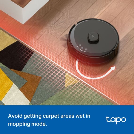 Робот-пылесос TP-LINK TAPO RV 30 MAX LIDAR с поддержкой влажной уборки + док-станция TAPO-RV30-MAX-PLUS | Зображення 6