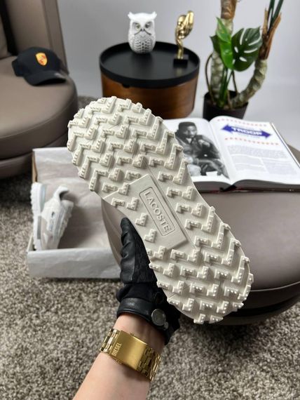 Чоловічі кросівки Lacoste Elite  Active White Grey (топ якість) A3929 42 26.5 | Зображення 7