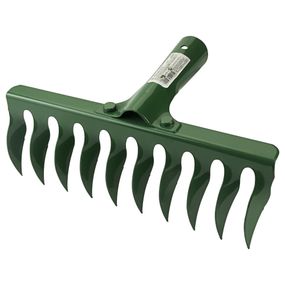 Граблі садові кручені Grad 10 зубів 265×82мм закріплювальне кріплення (5051905)