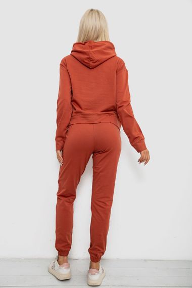 Спортивный костюм женский двухнитка, цвет терракотовый, 214R1419-001 | Зображення 3