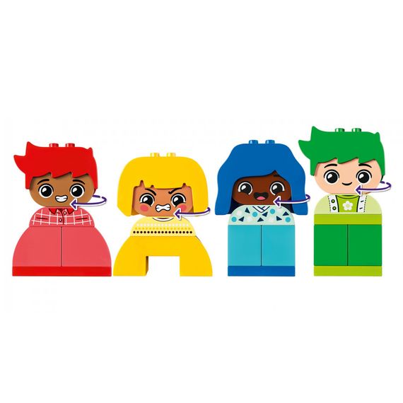 Конструктор LEGO DUPLO My First Сильні почуття та емоції 23 деталей (10415) | Зображення 2