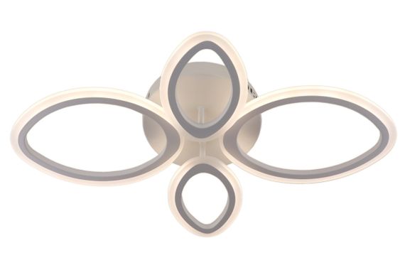 Люстра світлодіодна стельова LED світильник для квартири на стелю лед з пультом 25613 Білий 11х40х62 см. | Зображення 3