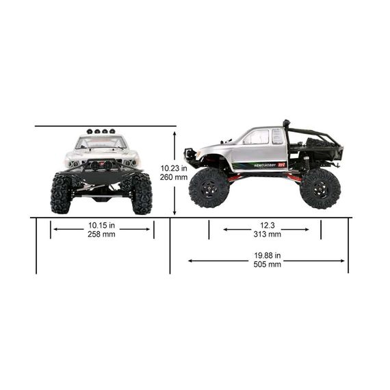Remo Hobby 1093 Crawler 1/10 RTR 4WD внедорожник на радіоуправлінні | Зображення 2