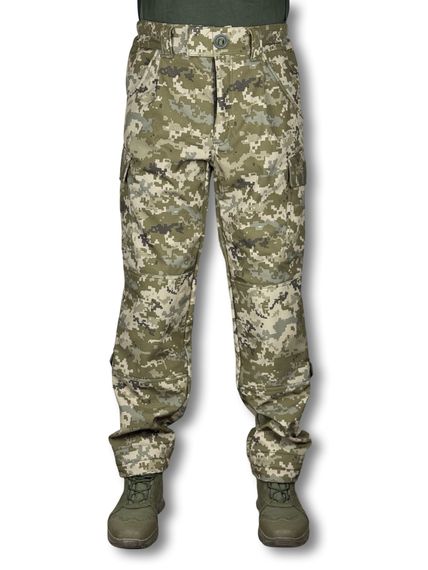 Зимові тактичні штани ЗСУ на флісі Softshell від RAPTOR TAC Піксель 60/4 | Зображення 1