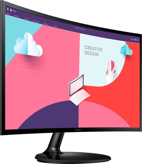 Samsung Монітор 27' S27C360E D-Sub, HDMI, VA, 75Hz, 4ms, CURVED (LS27C360EAIXCI) | Зображення 7