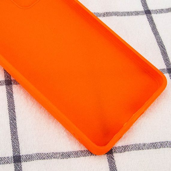 Силиконовый чехол Candy Full Camera для Xiaomi Poco F5 / Note 12 Turbo Оранжевый / Orange | Зображення 2