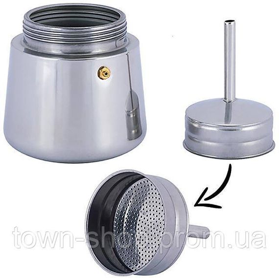 Гейзерная кофеварка Ofenbach 200мл на 4 чашки NB-101100 | Зображення 2