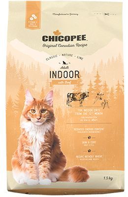 Сухий корм для котів з яловичиною Chicopee CNL Cat Adult Indoor Beef, 1.5 кг