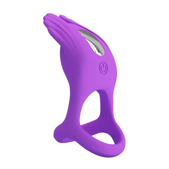 Эрекционное кольцо Pretty Love - Vibration Penis Ring SILAS Purple, BI-210318-1 sexstyle | Зображення 5