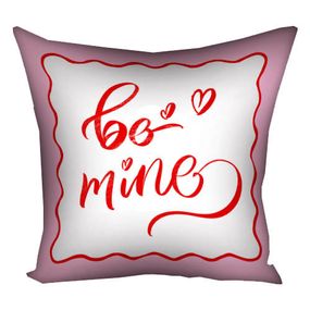 Подушка габардинова з принтом Be mine 40x40 см (4P_24L021)