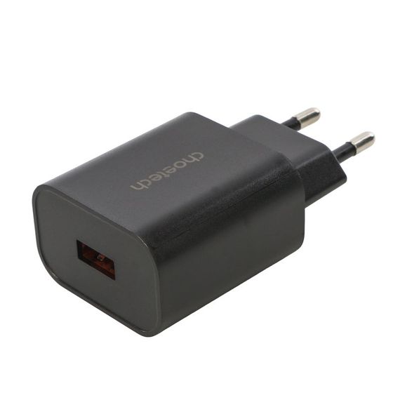 Мережевий зарядний пристрій Choetech Q5003-EU-BK, USB-A | Зображення 1