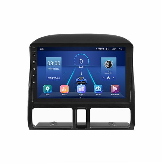 Штатна автомобильная магнітола Lesko 9" Honda CR-V 2001-2006 4+64 4G+CarPlay Андроид 11 GPS Premium