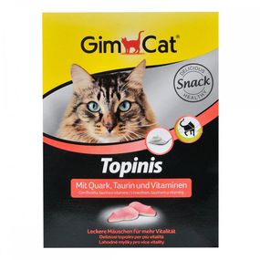 Вітамінізовані ласощі GimCat Cat Topinis з сиром 220 гр